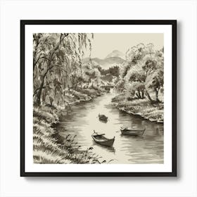 Chinese Art 694 Art Print