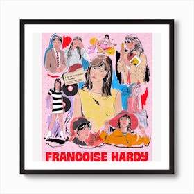 Francoise Hardy Poster Art Print