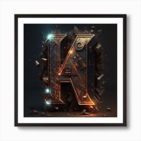 Letter K Art Print