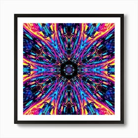 Abstract Psychedelic Art 28 Art Print