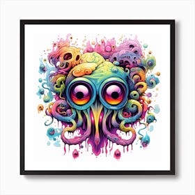 Octopus 16 Art Print