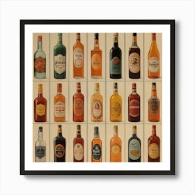 Default Vintage And Retro Alcohol Advertising Aesthetic 3 Art Print