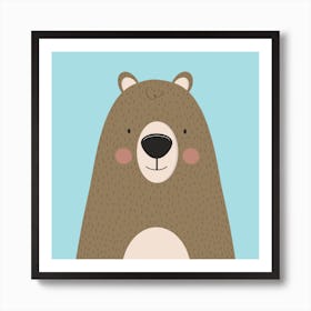 Bears Are Friendly Art Print