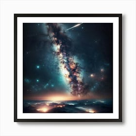 Galaxy Wallpaper 55 Art Print