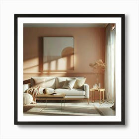 Neutral Living Room Art Print