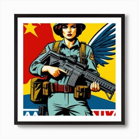 War angel 7 Art Print