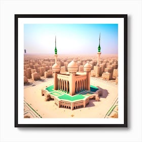 Islamic Mosque In Kuwait Art Print