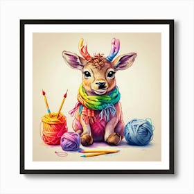 Little Deer 1 Art Print