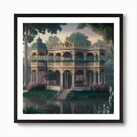 House In The Woods Art Print