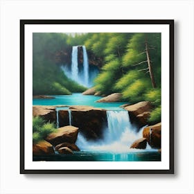 Waterfall 16 Art Print