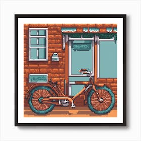 Pixel Art 34 Art Print