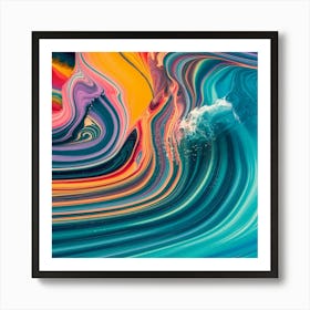 Abstract Painting 4 Art Print