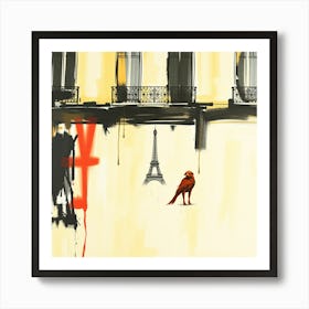 Paris Bird Art Print