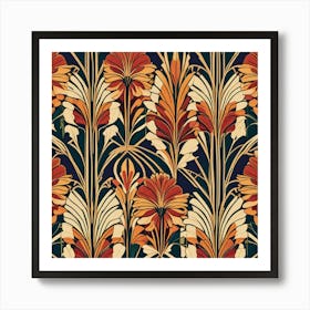 Victorian Wallpaper Art Print