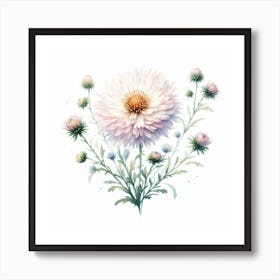 Flower of Aster Art Print