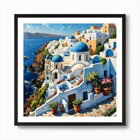 Santorini Art Print