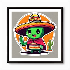 Mexican Cactus 40 Art Print