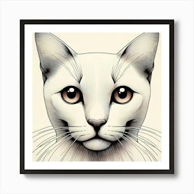 Creative Feline Cat Artwork 104 Art Print