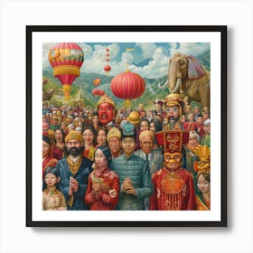 Chinese People 1 Art Print