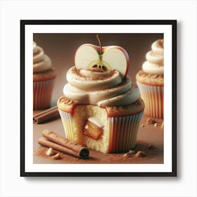 Apple Cupcakes Art Print