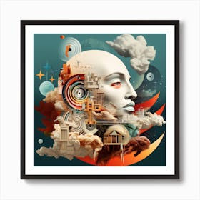 Abstract And Surreal Art Series By Csaba Fikker 008 Art Print