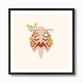 Ribs And Lungs Art Print