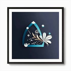 Abstract Flower Design Art Print