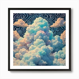 Clouds In The Sky 2 Art Print