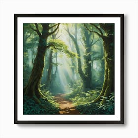 Path In The Forest 5 Poster