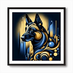 Belgian Malinois 04 Art Print