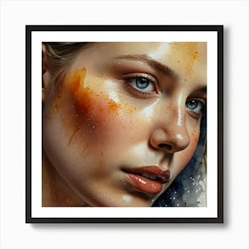 Portrait Of A Woman 60 Art Print