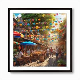 Hawaiian Village 1 Art Print