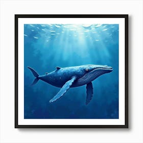 Humpback Whale 2 Art Print