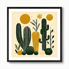 Cactus Illustration Art 69 Art Print