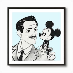 Mickey Mouse 3 Art Print