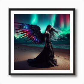 Angel With Wings Art Print