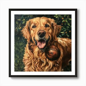 Golden Retriever 1 Art Print