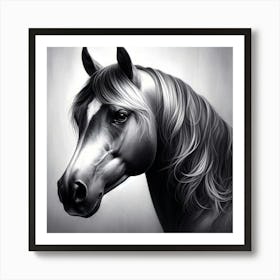 Creative Horse Beauty Illustration Nr 156 Art Print