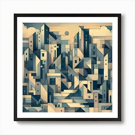 Abstract City Poster