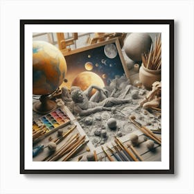 3d Art Art Print