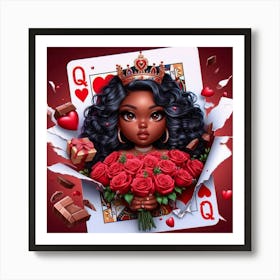 Queen Of Hearts Art Print