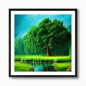 Tree In The Forest Art Print