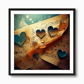 Firefly Love Notes Background 53066 Art Print