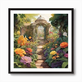 Garden Path 19 Art Print