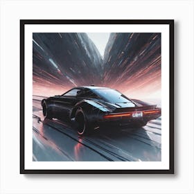 Futuristic Car 5 Art Print