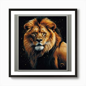 Leo Horoscope Art Print