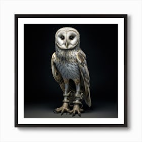 Barn Owl 1 Art Print