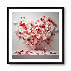 Valentine's Day Hearts 11 Art Print