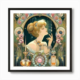 Deco Art 4 Art Print