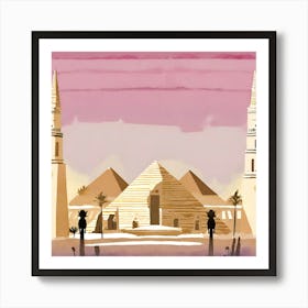 Egyptian Pyramids 1 Art Print